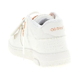 Orange Plastic Athletic Sneakers