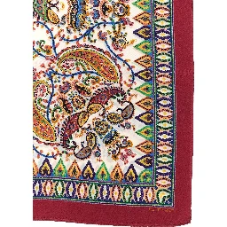 Multicolor Silk Foulard