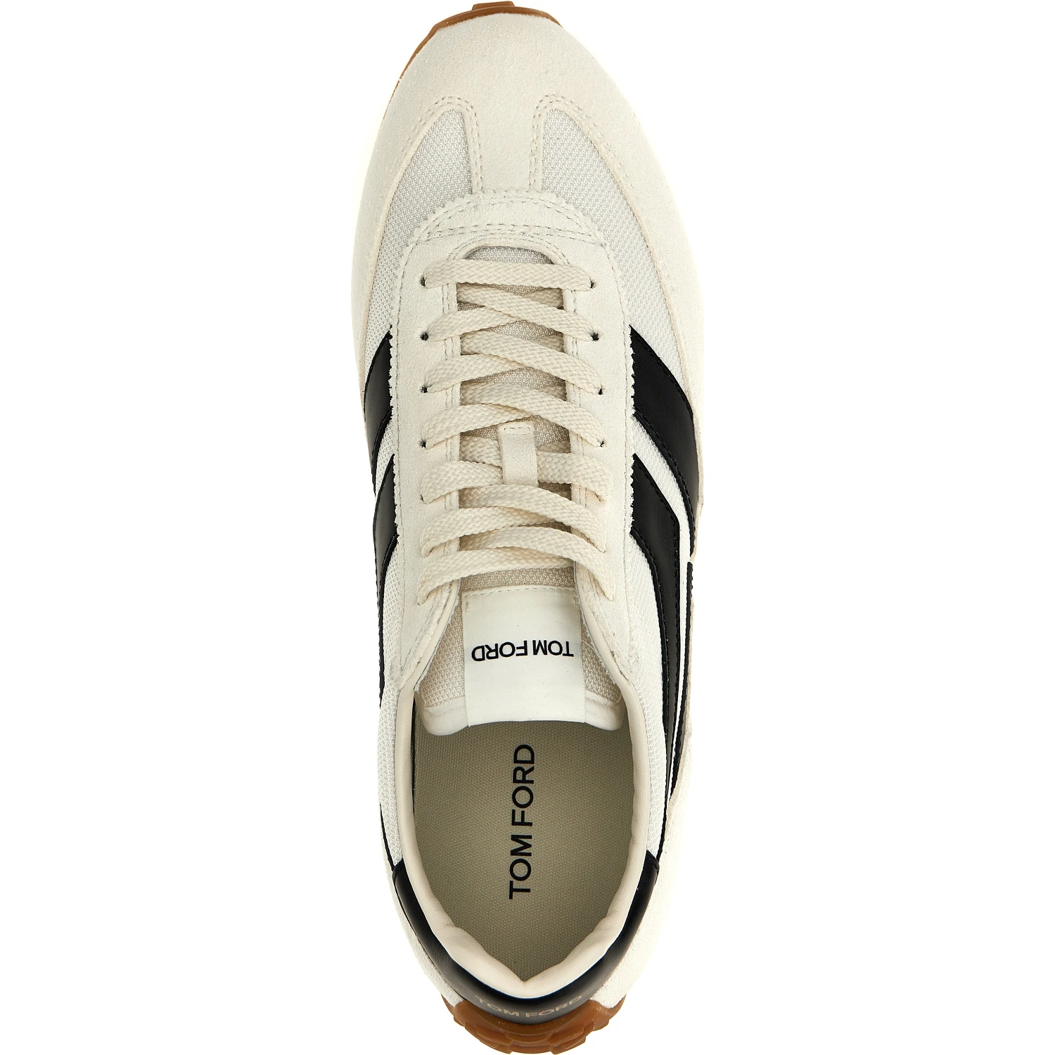 Bicolor Polyester Athletic Sneakers