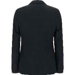Blue Wool Two-Piece Suit