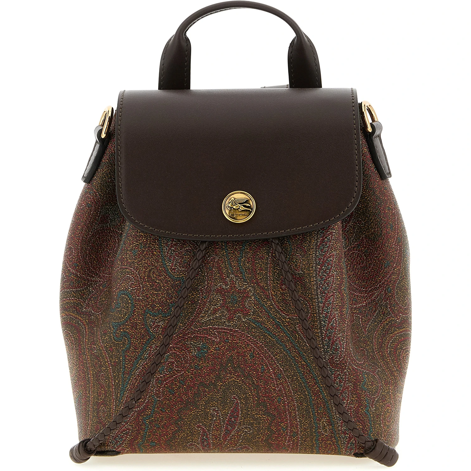 Multicolor Cotton Backpack