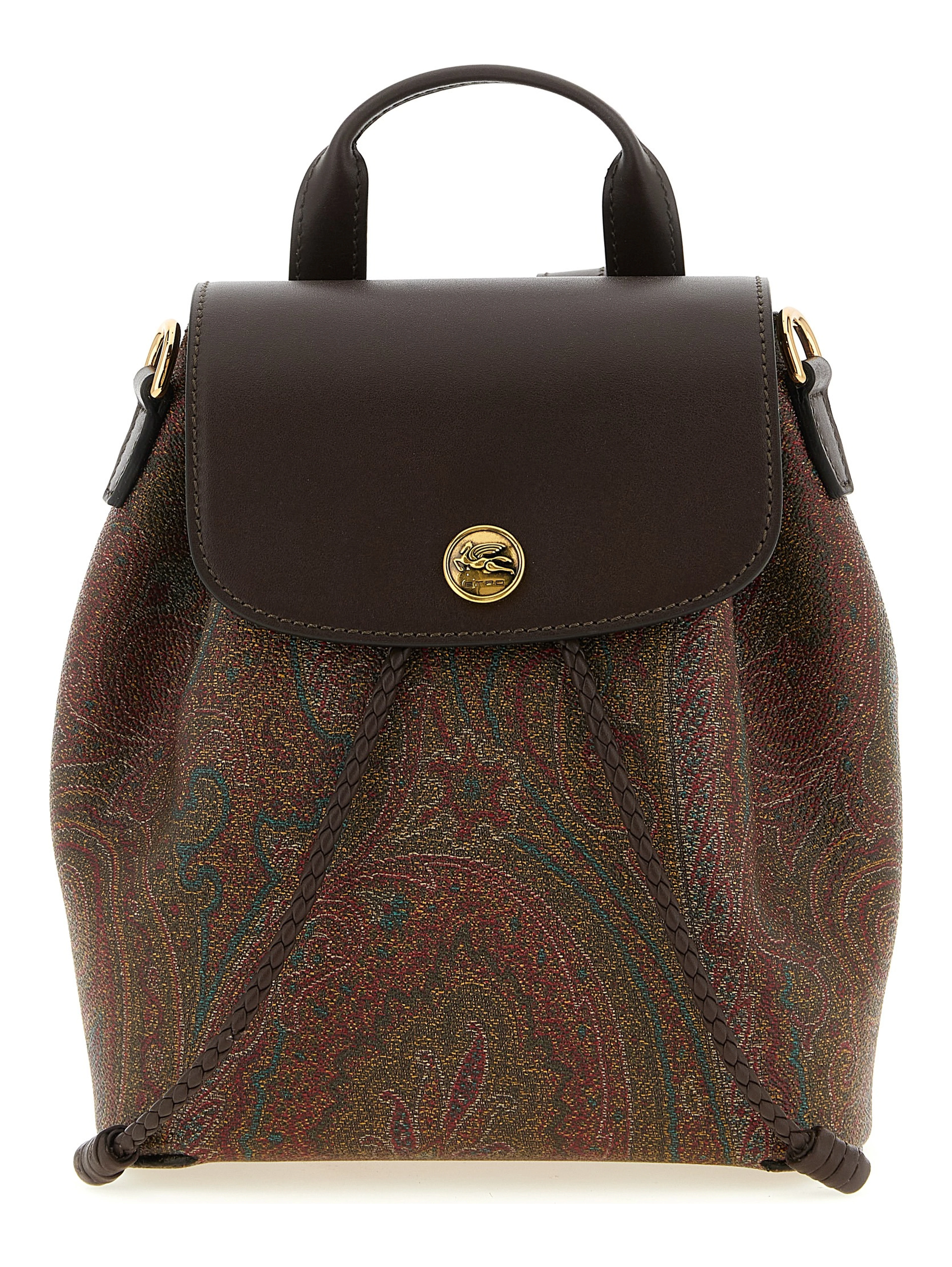 Multicolor Cotton Backpack