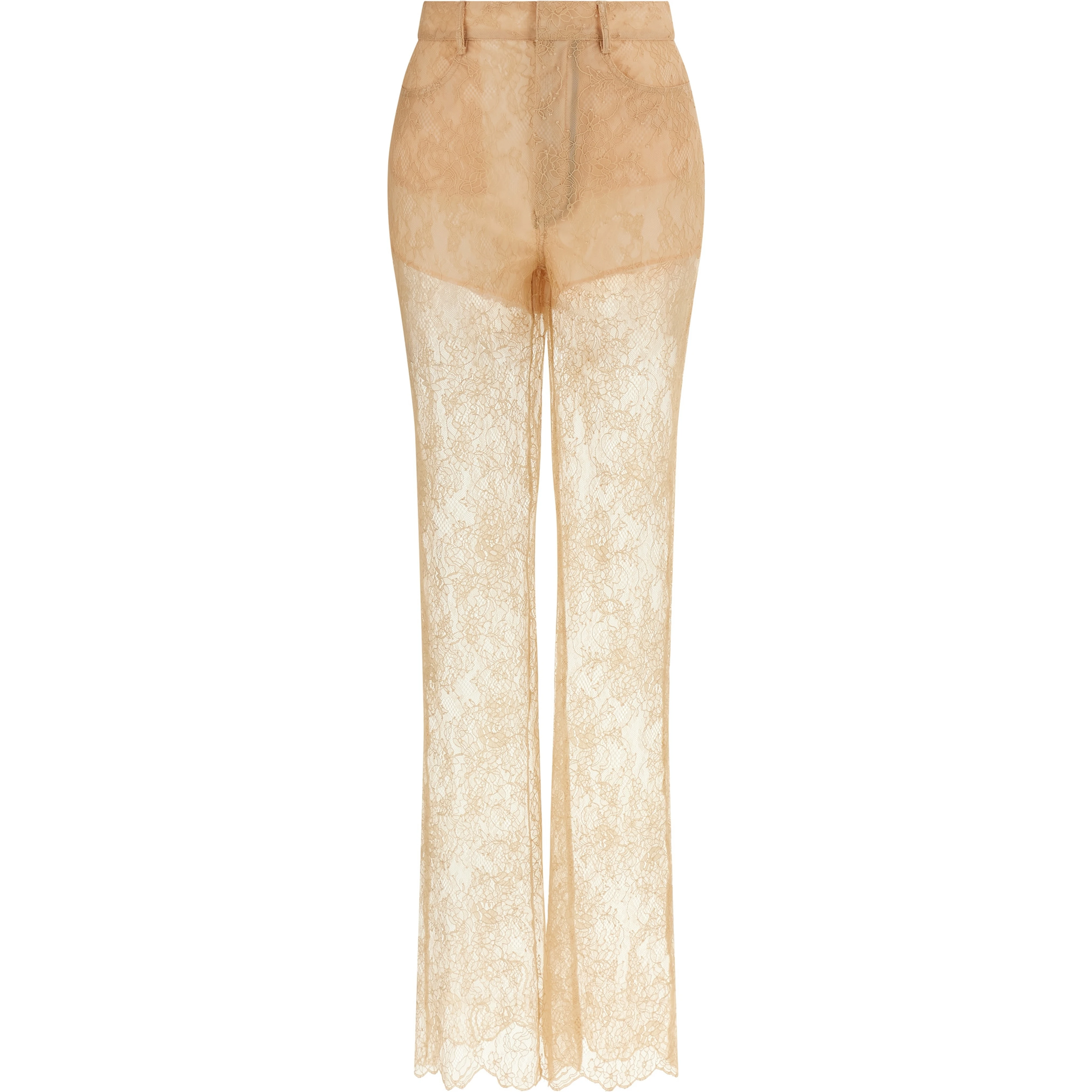 Multicolor Polyamide Flared Pants