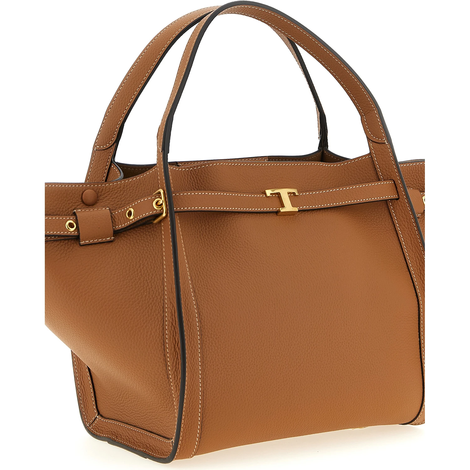 Brown Calfskin Tote Bag