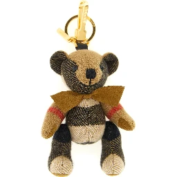 Beige Cashmere Keychain