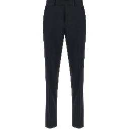 Blue Wool Two-Piece Suit
