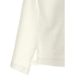 White Cotton Polo Shirt
