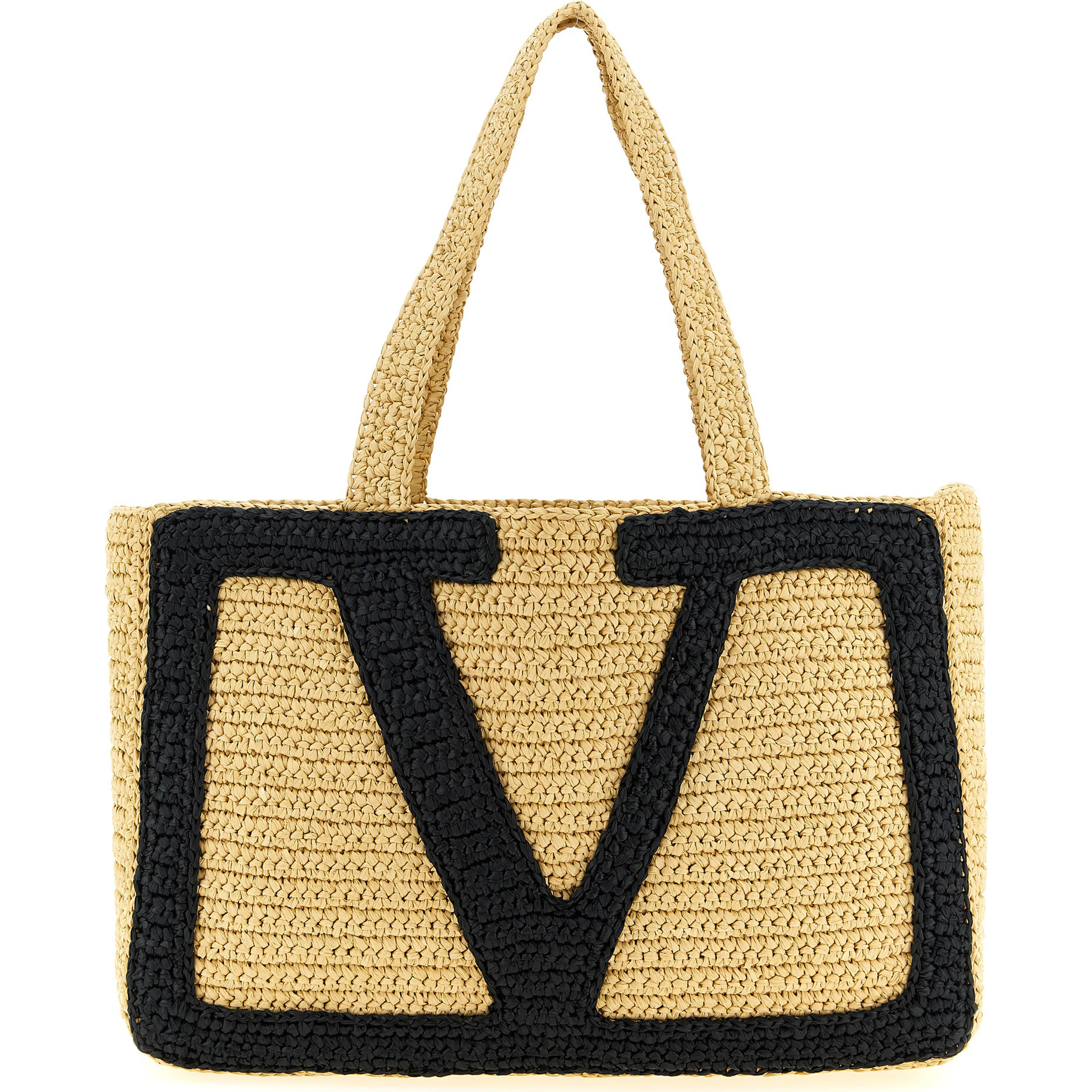Black Viscose Tote Bag