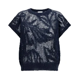 Blue Linen T-Shirt