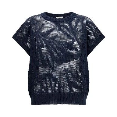 Blue Linen T-Shirt