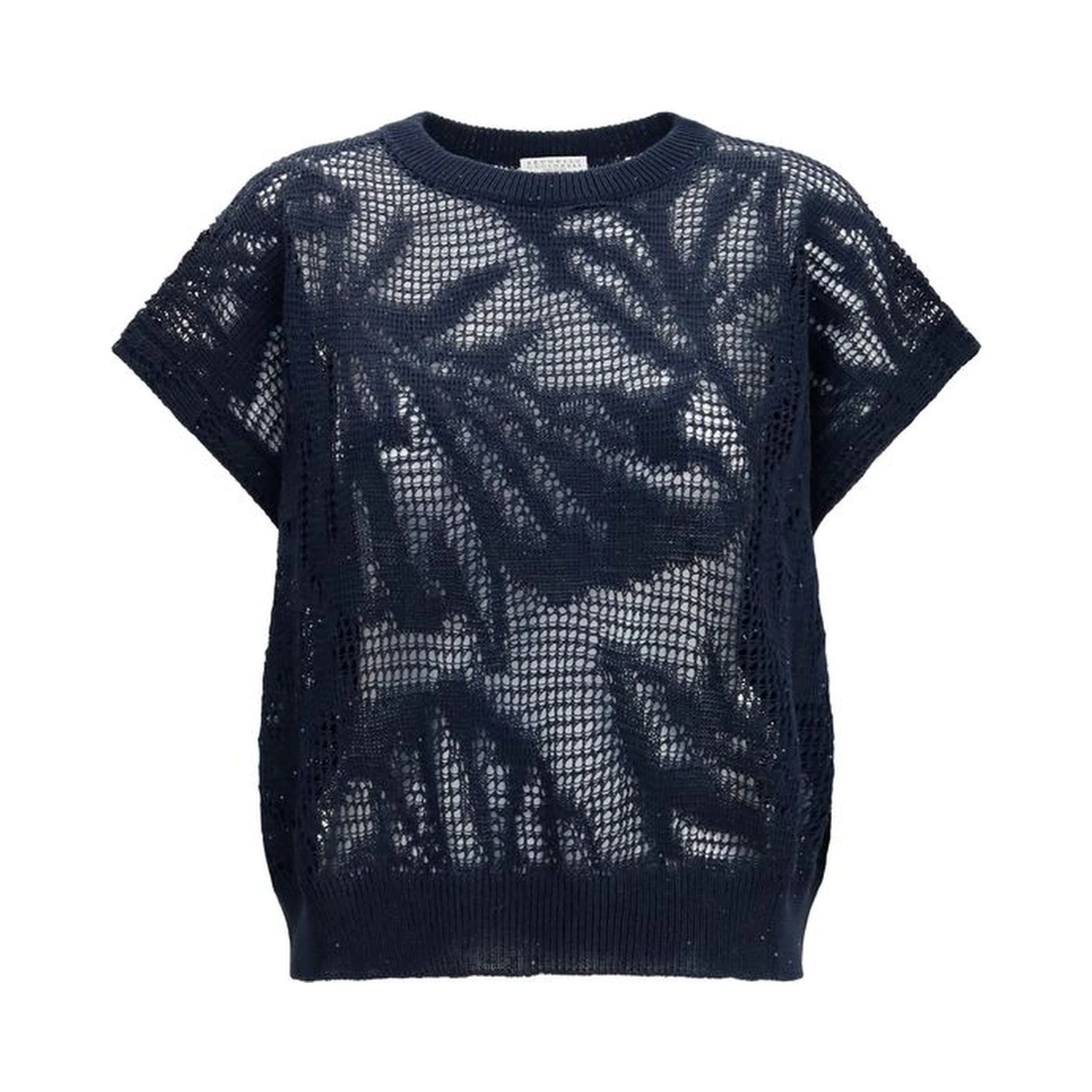 Blue Linen T-Shirt
