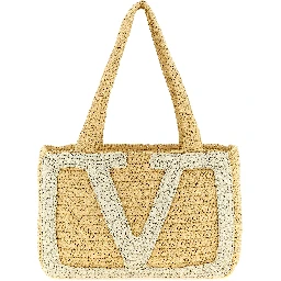 White Viscose Tote Bag