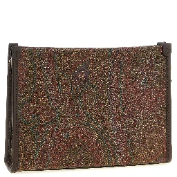 Multicolor Cotton Clutch Bag