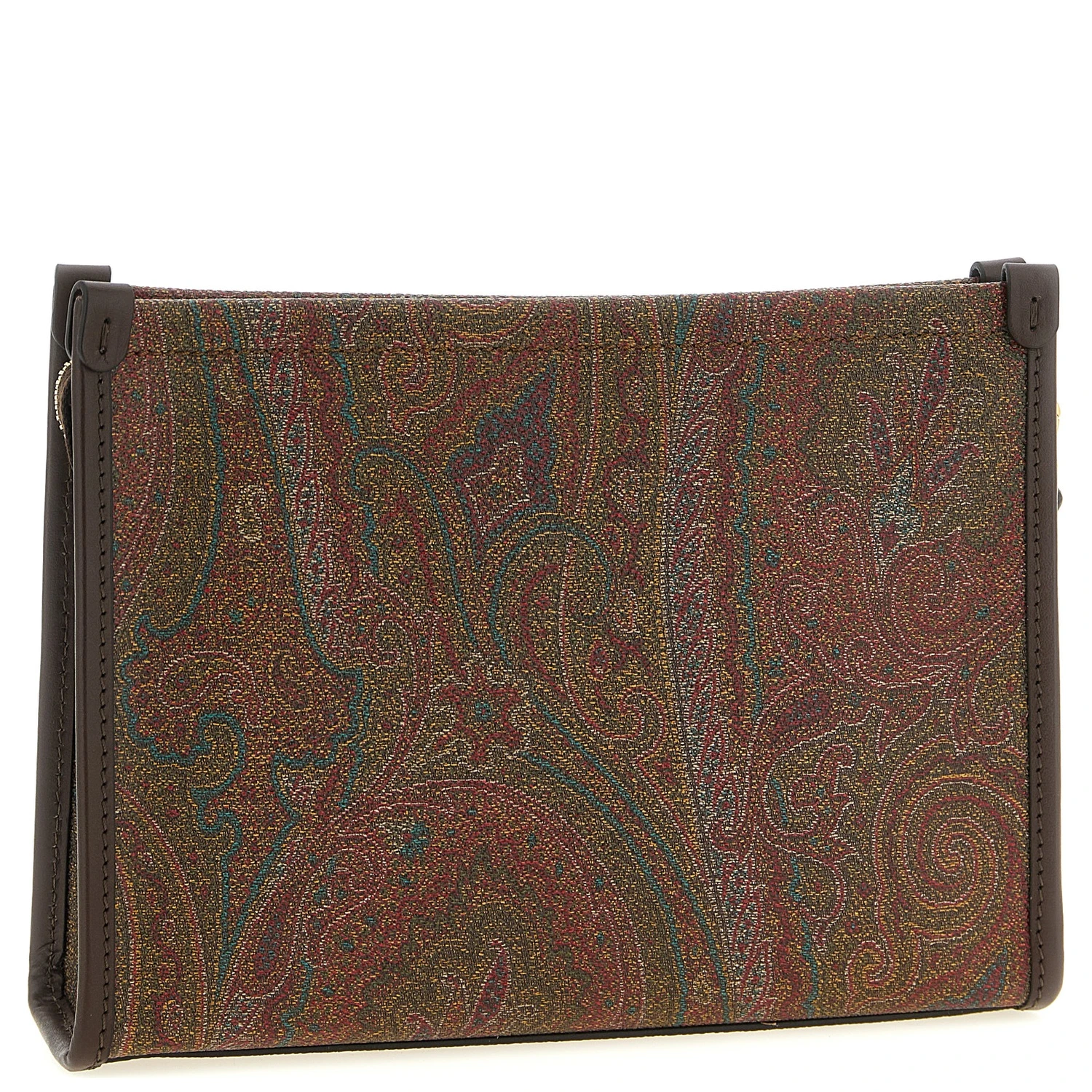 Multicolor Cotton Clutch Bag