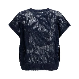 Blue Linen T-Shirt
