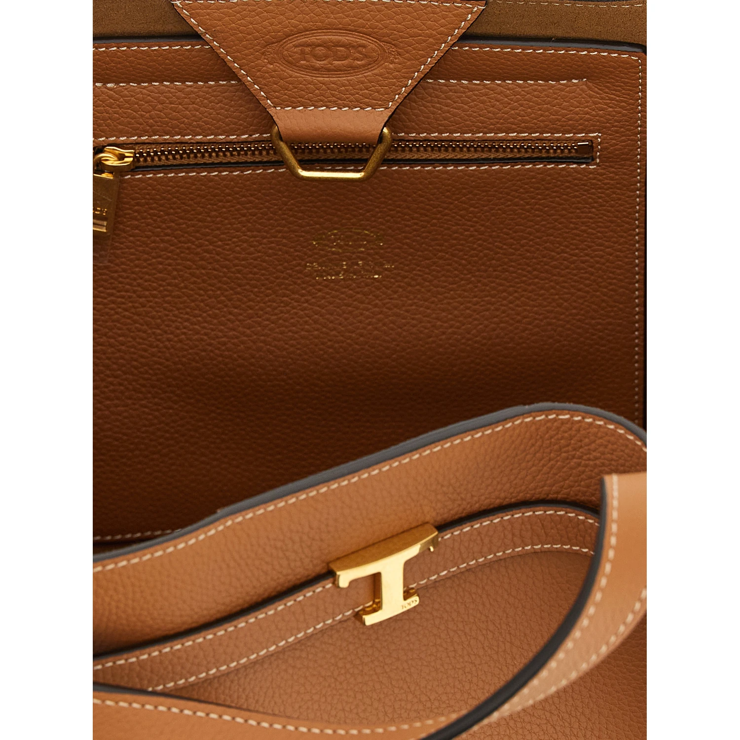 Brown Calfskin Tote Bag