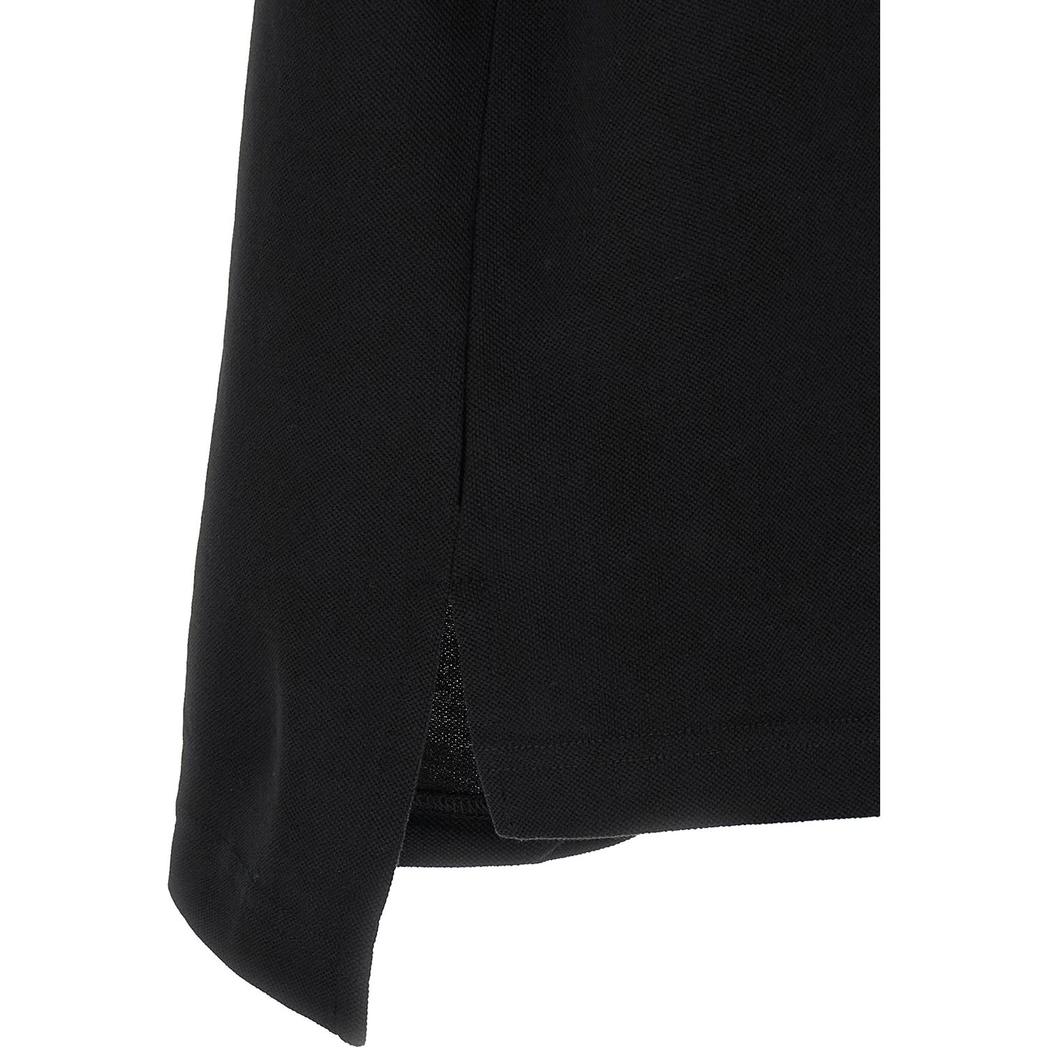 Black Cotton Polo Shirt