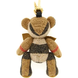 Beige Cashmere Keychain