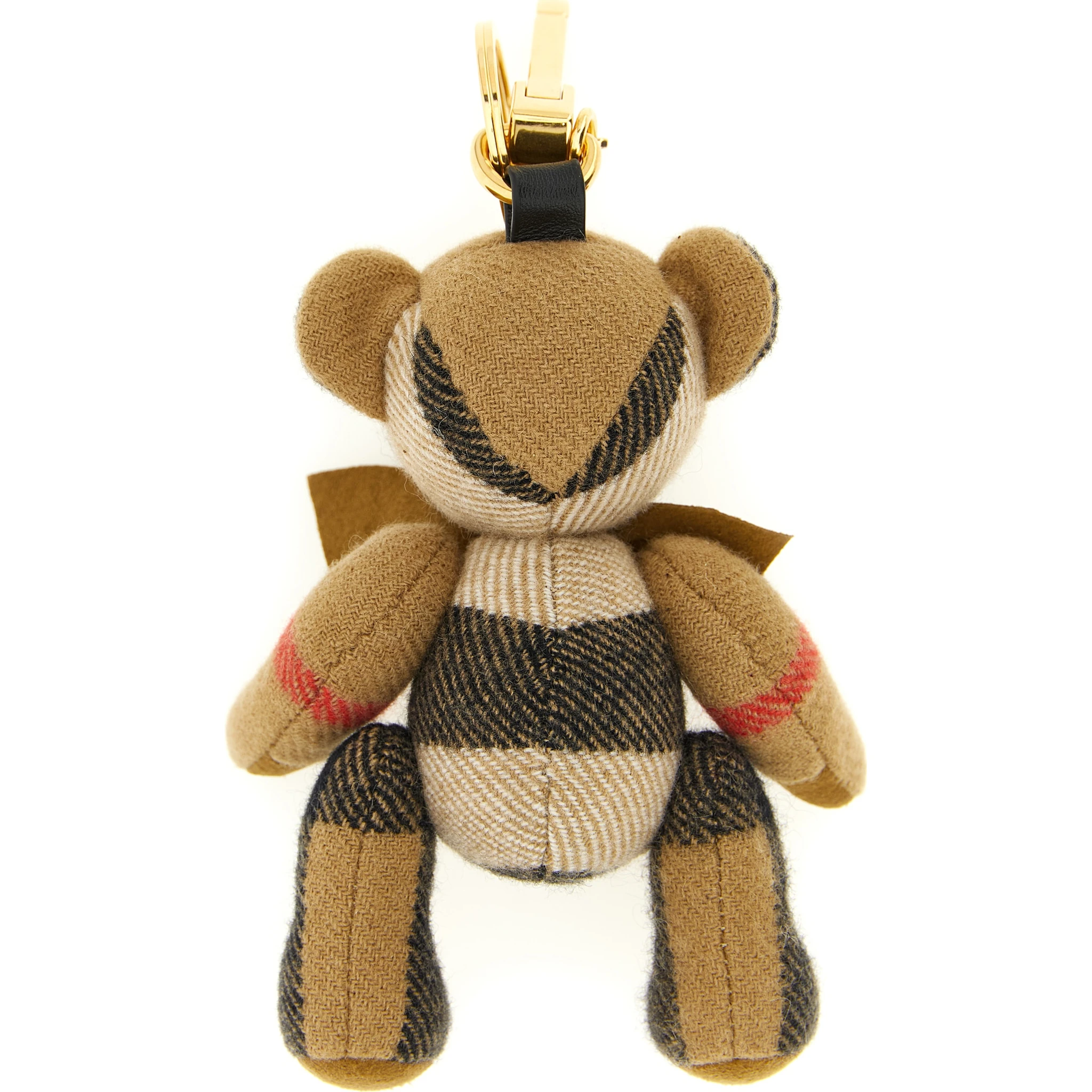 Beige Cashmere Keychain