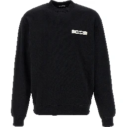 Black Cotton Sweatshirt