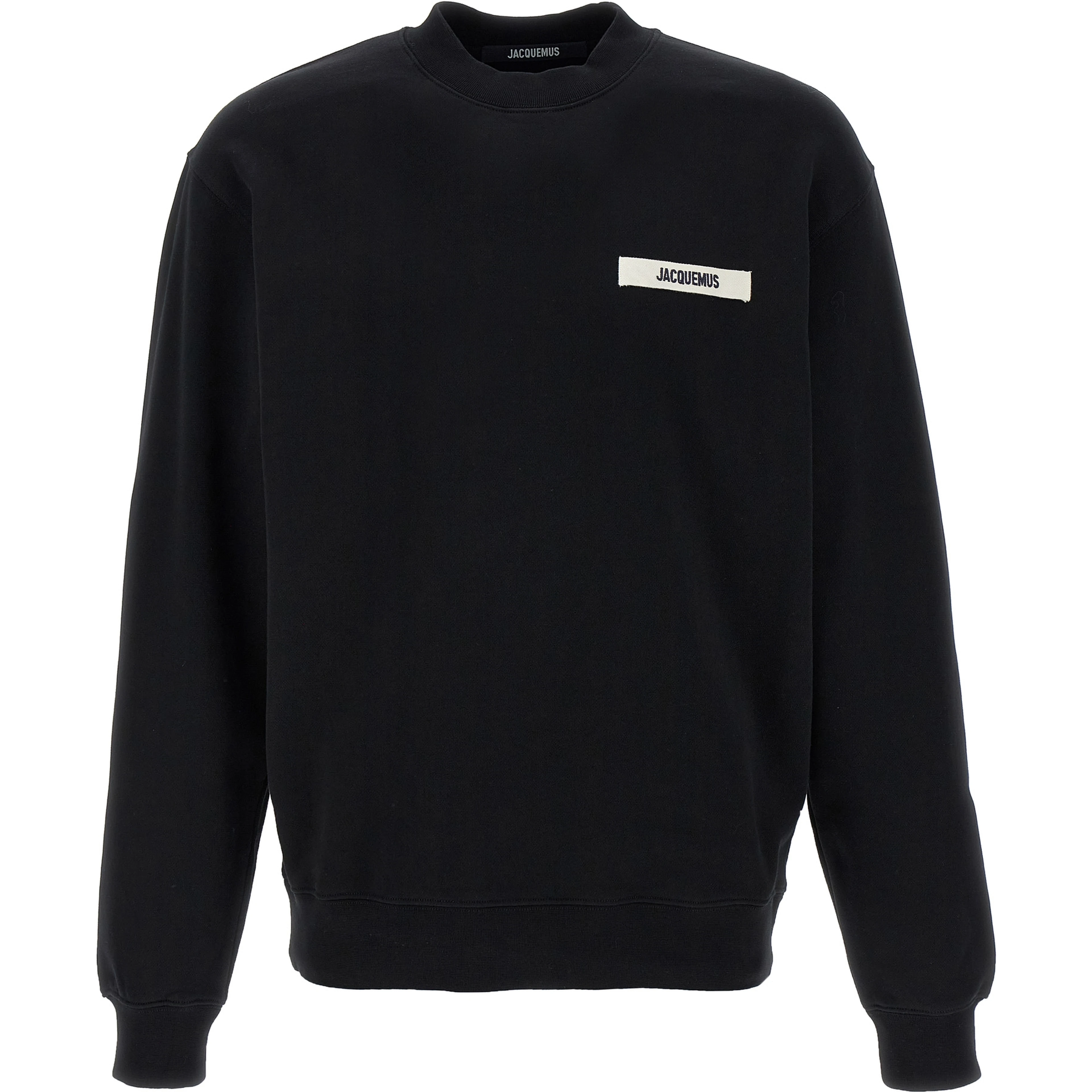 Black Cotton Sweatshirt