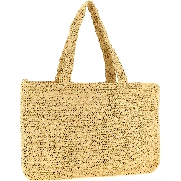 Black Viscose Tote Bag