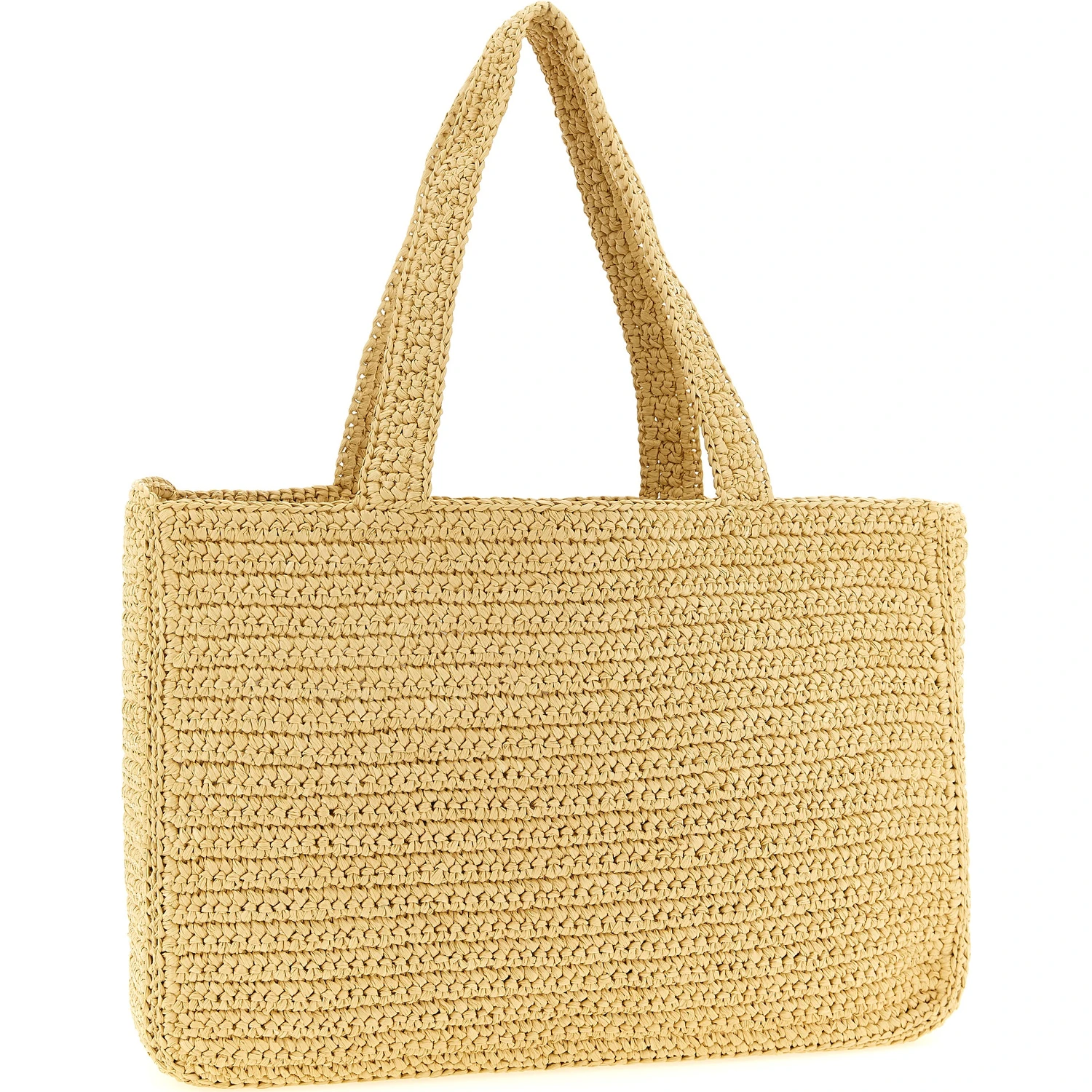 Black Viscose Tote Bag