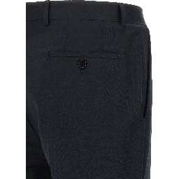 Blue Wool Two-Piece Suit