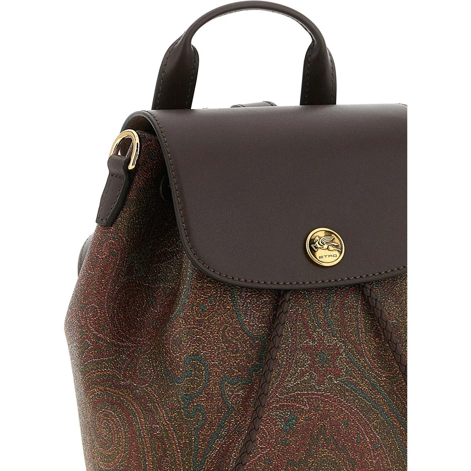 Multicolor Cotton Backpack