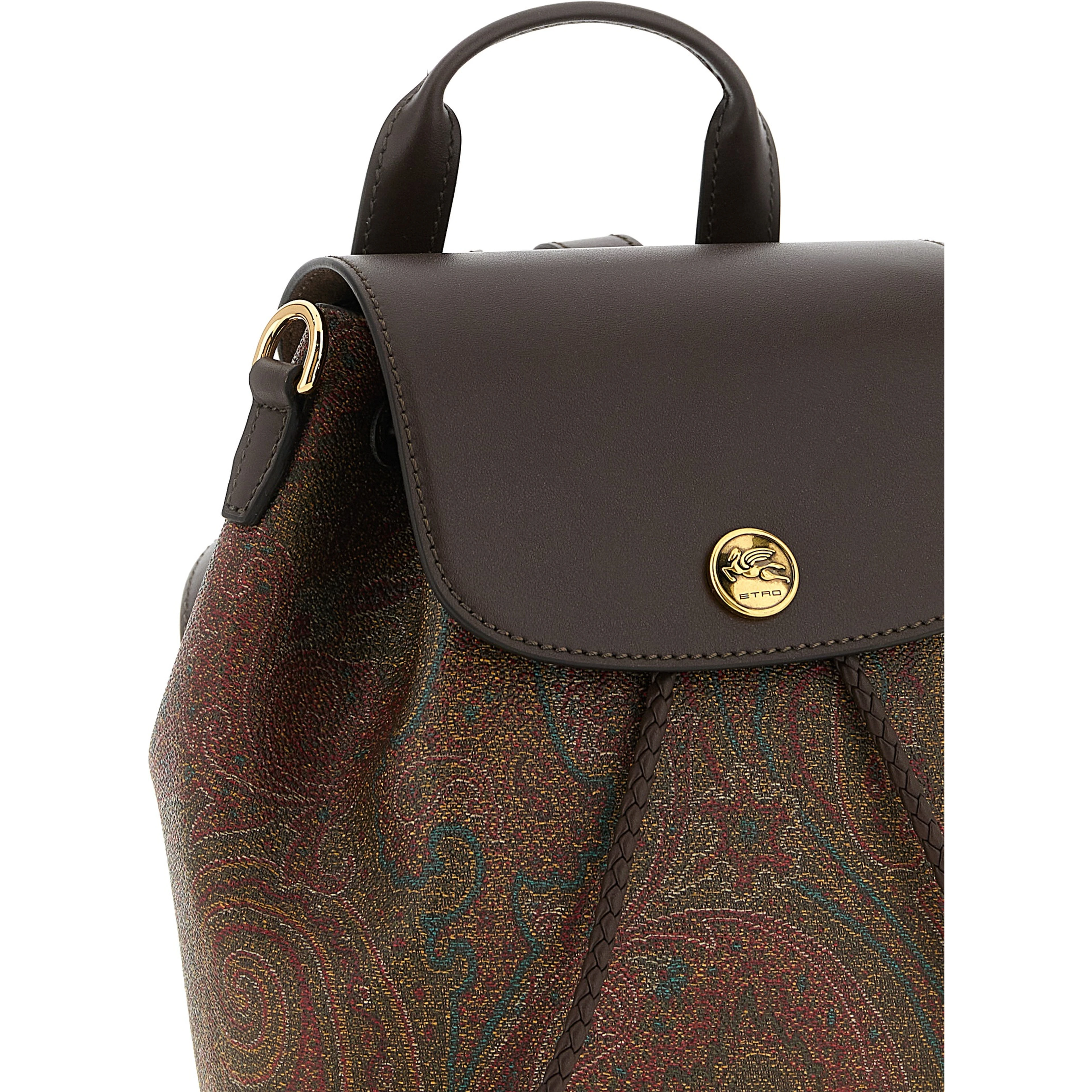 Multicolor Cotton Backpack