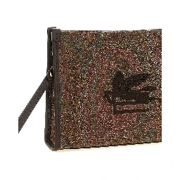 Multicolor Cotton Clutch Bag