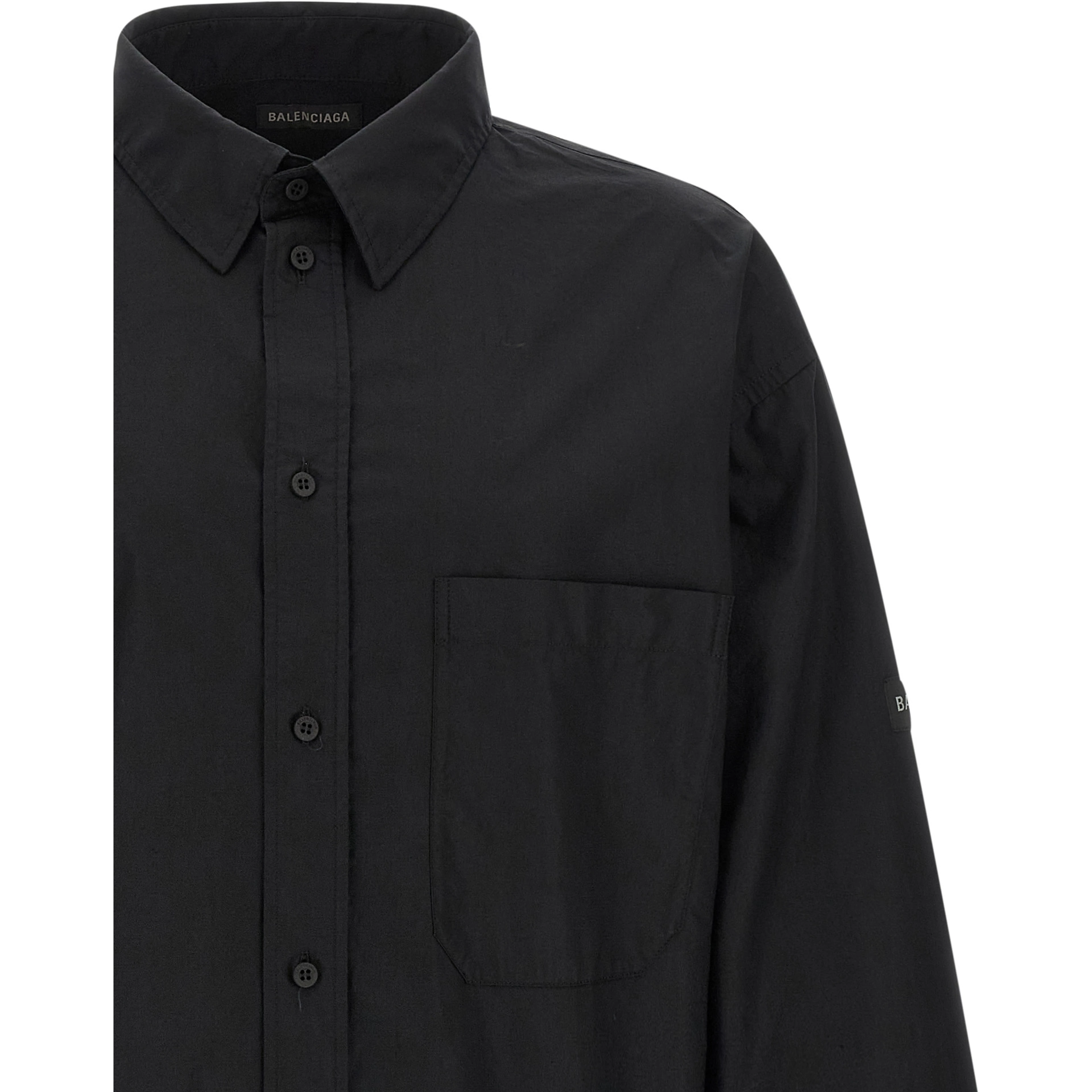 Black Cotton Blouse