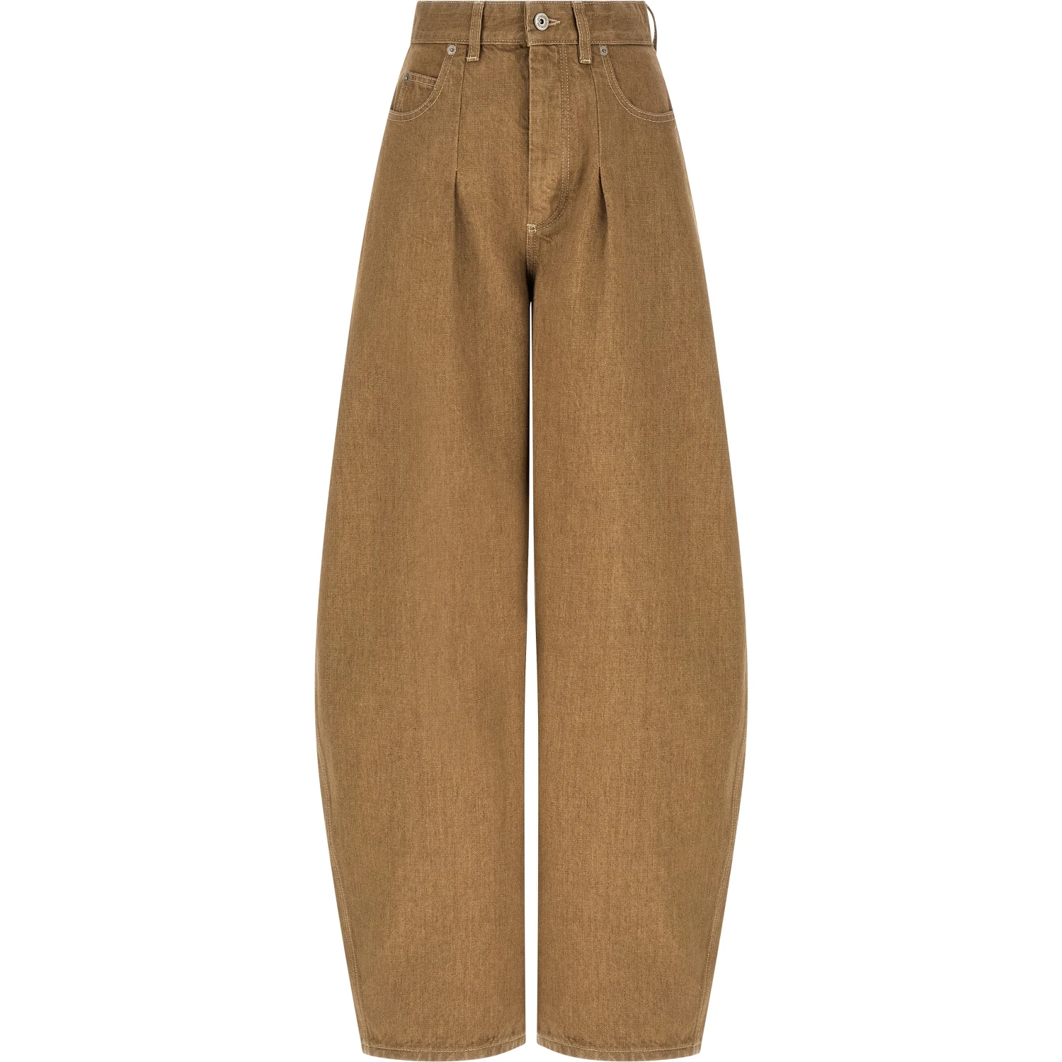Beige Cotton Jeans Denim