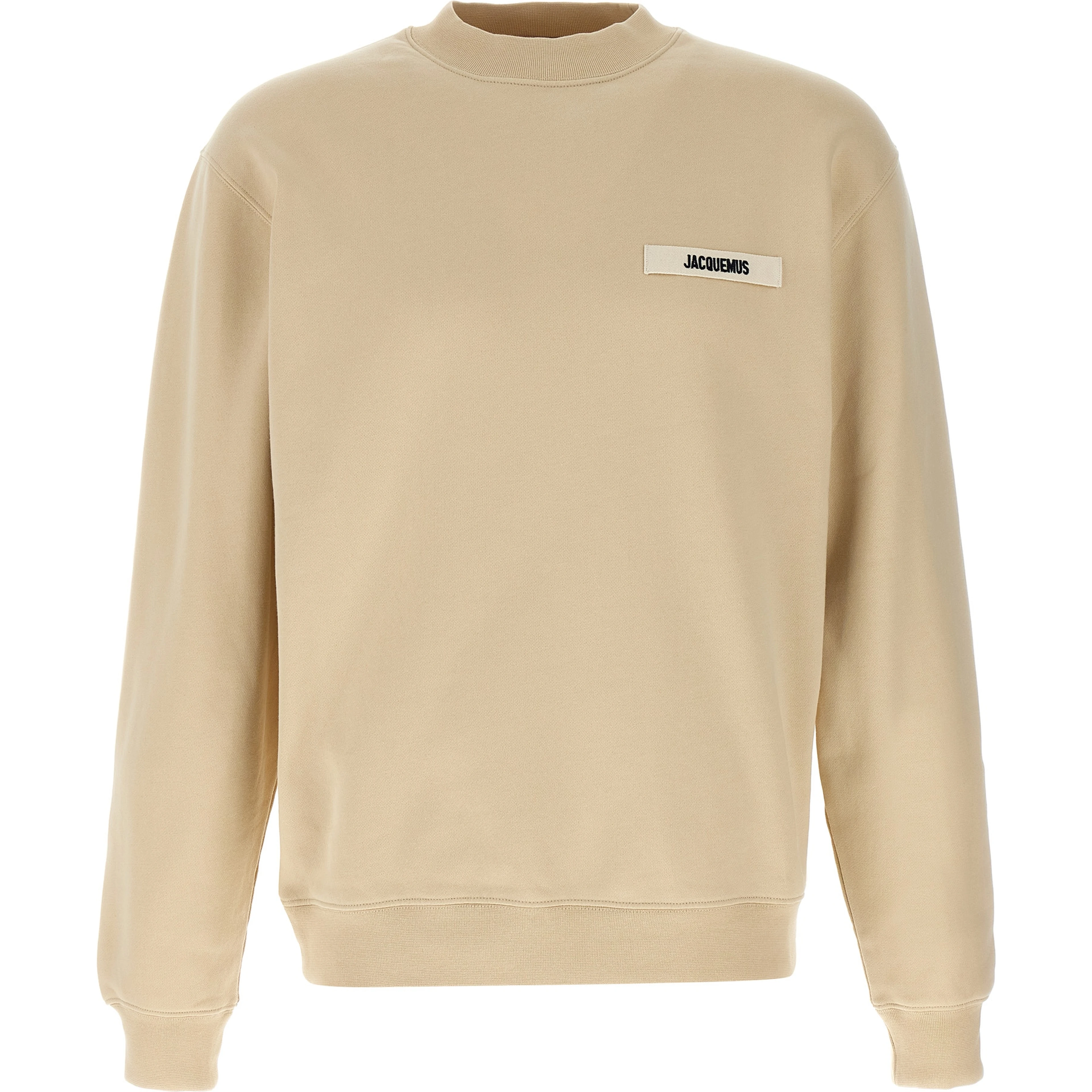 Beige Cotton Sweatshirt