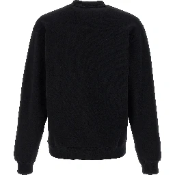 Black Cotton Sweatshirt