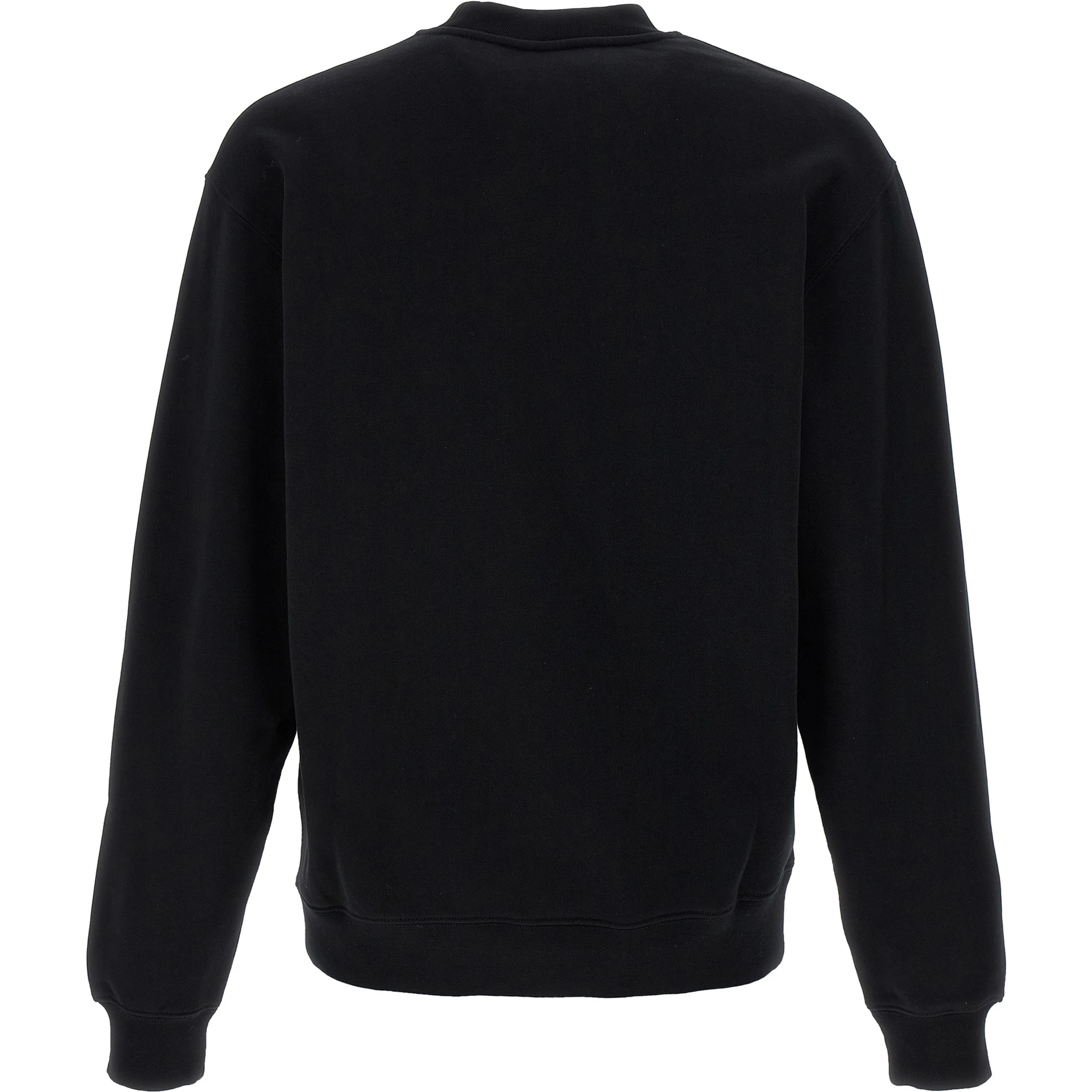 Black Cotton Sweatshirt