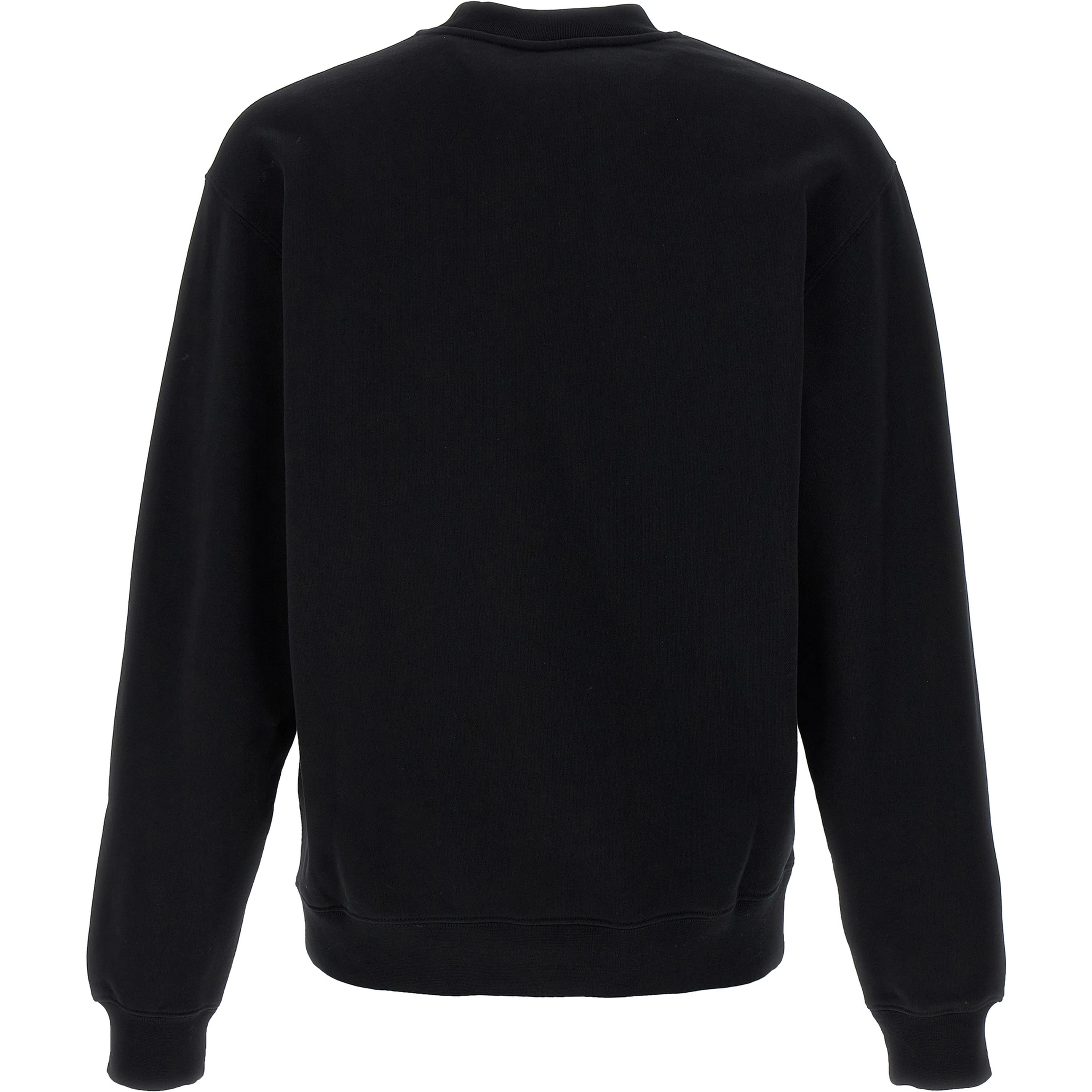 Black Cotton Sweatshirt
