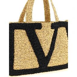 Black Viscose Tote Bag