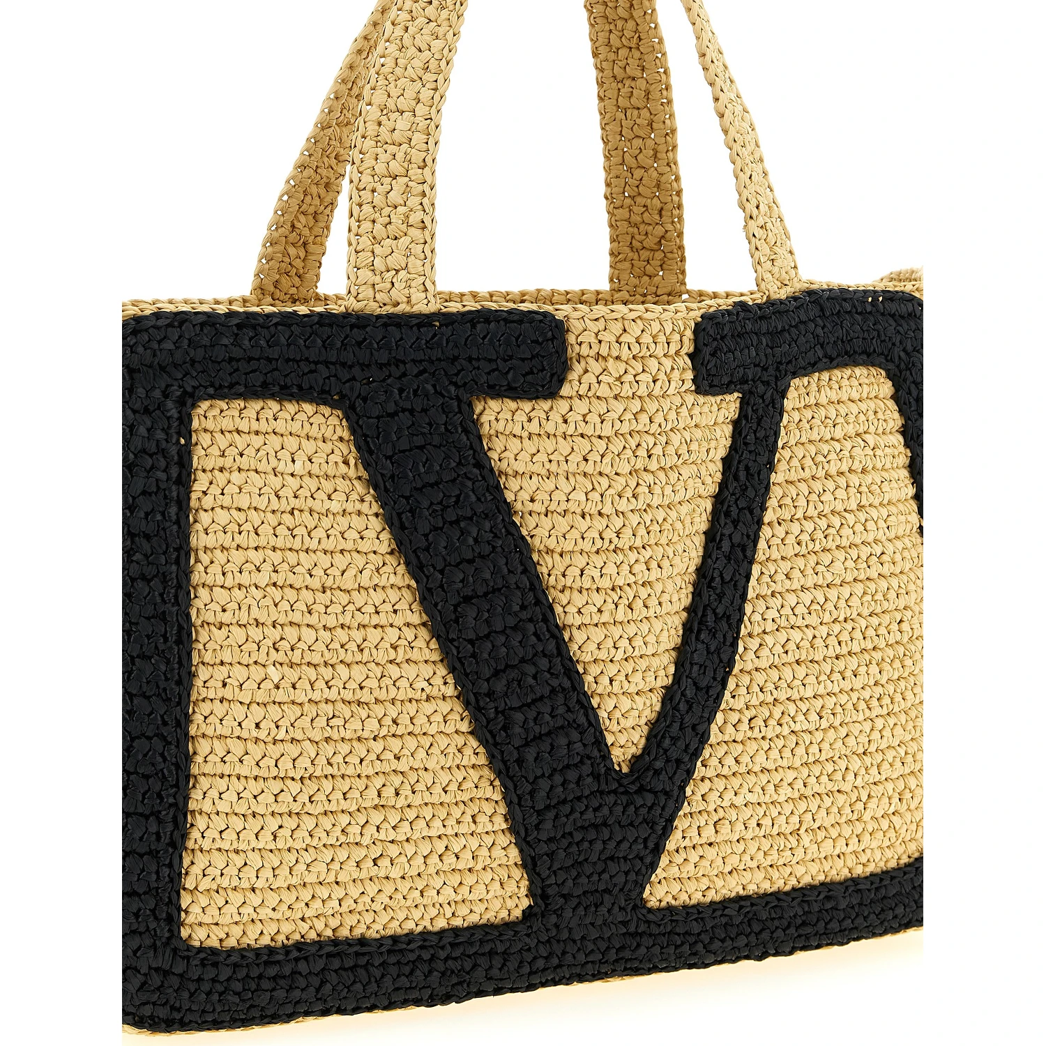 Black Viscose Tote Bag