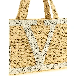 White Viscose Tote Bag