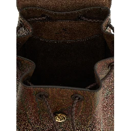 Multicolor Cotton Backpack