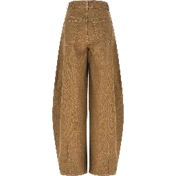 Beige Cotton Jeans Denim