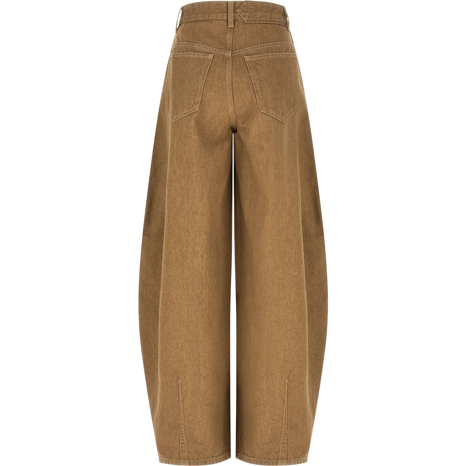 Beige Cotton Jeans Denim