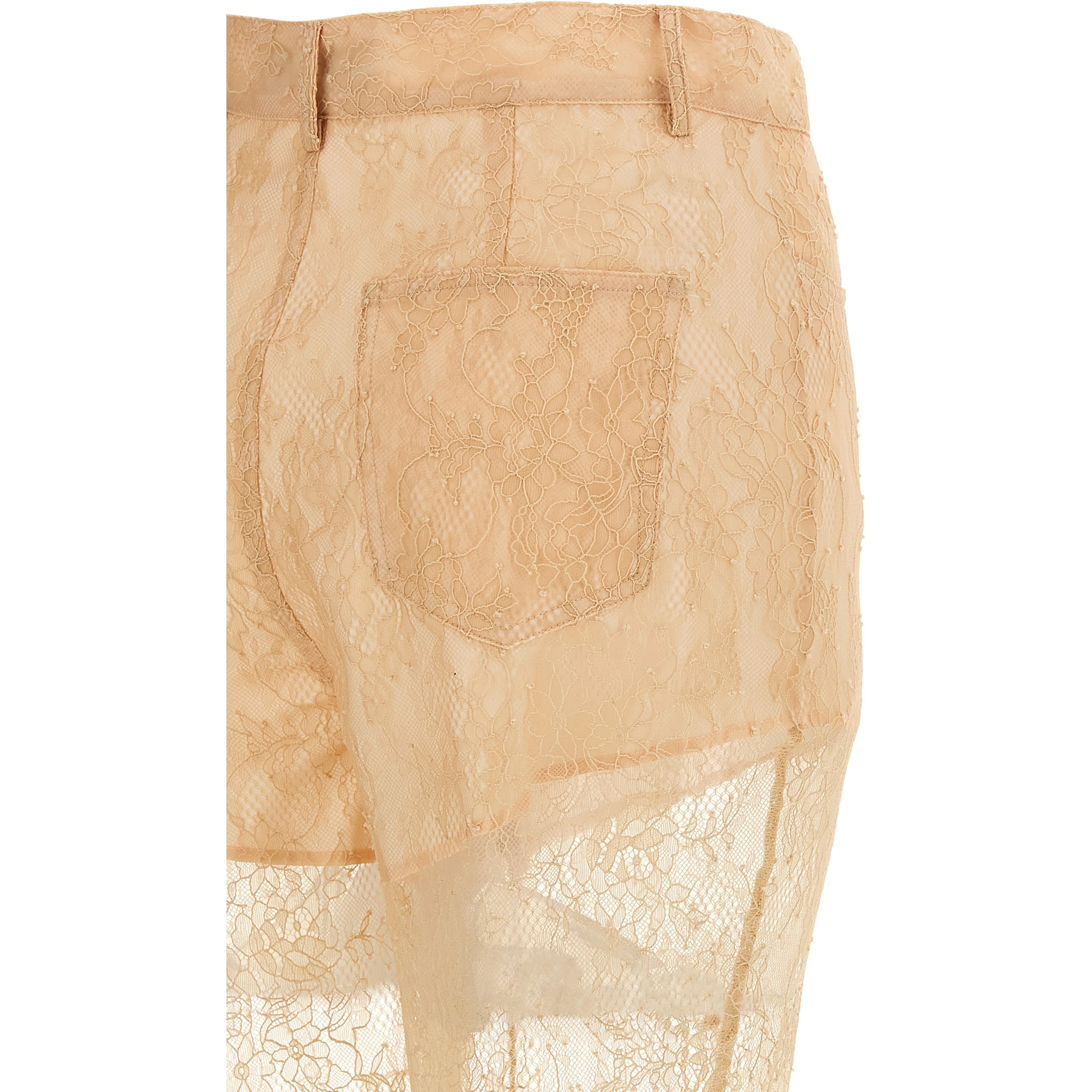 Multicolor Polyamide Flared Pants