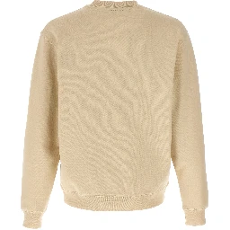 Beige Cotton Sweatshirt