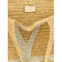 White Viscose Tote Bag