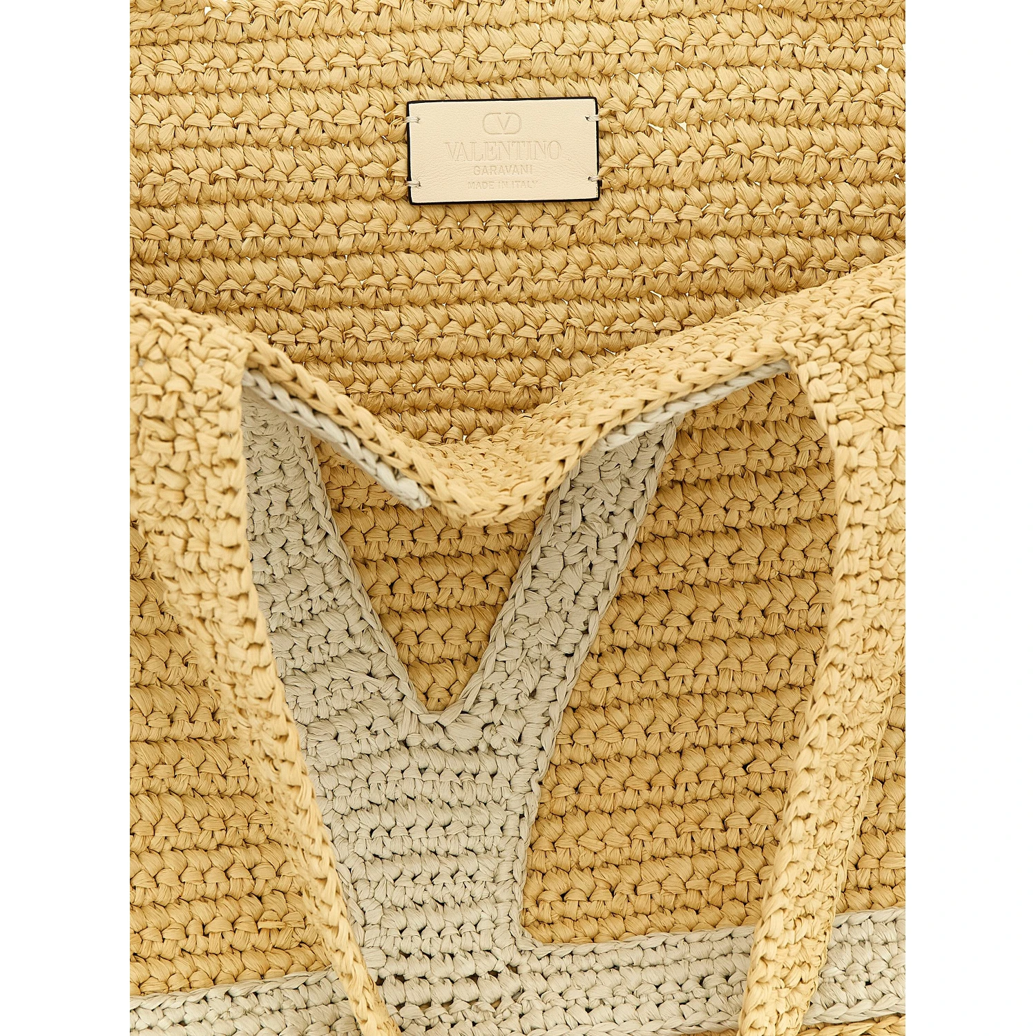 White Viscose Tote Bag