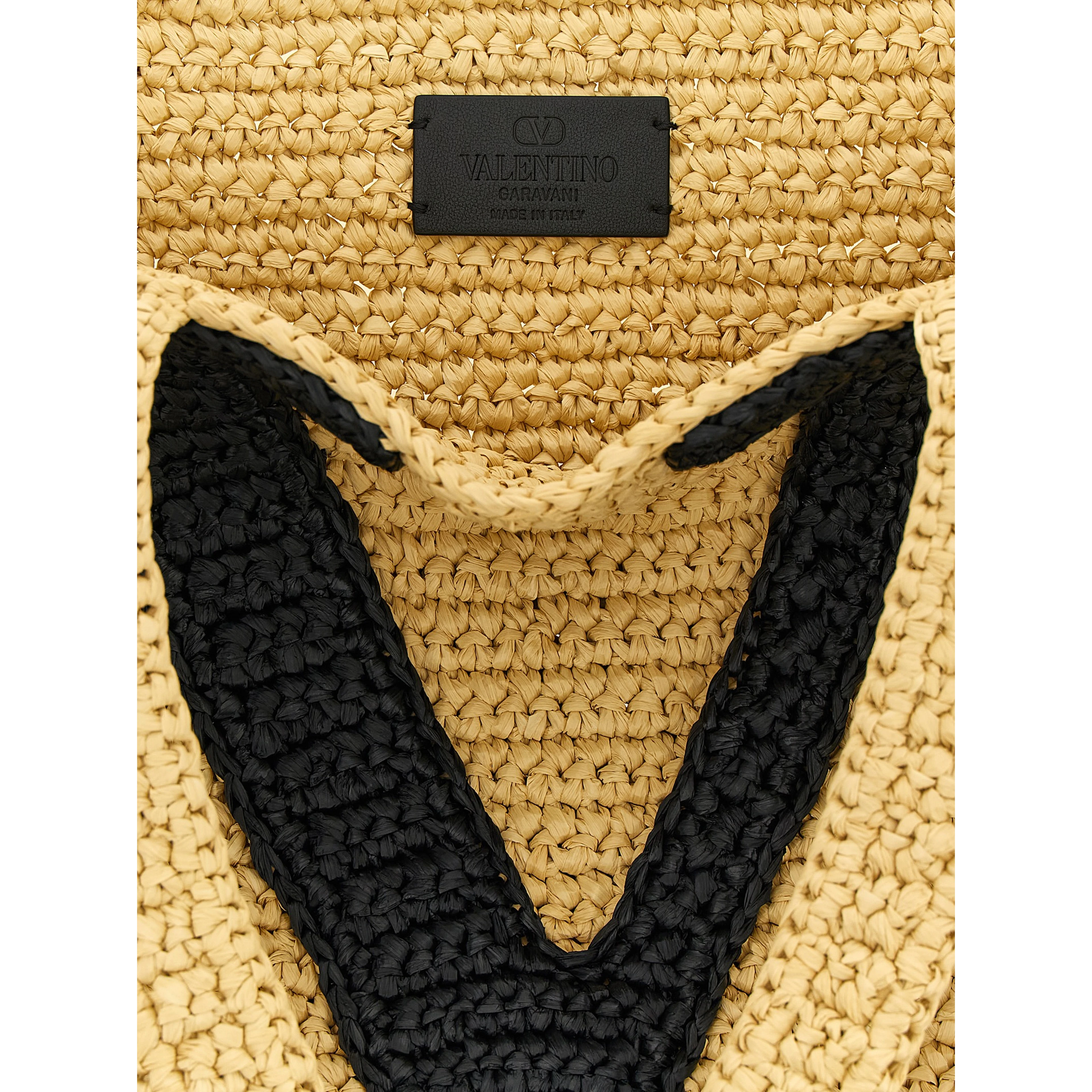 Black Viscose Tote Bag
