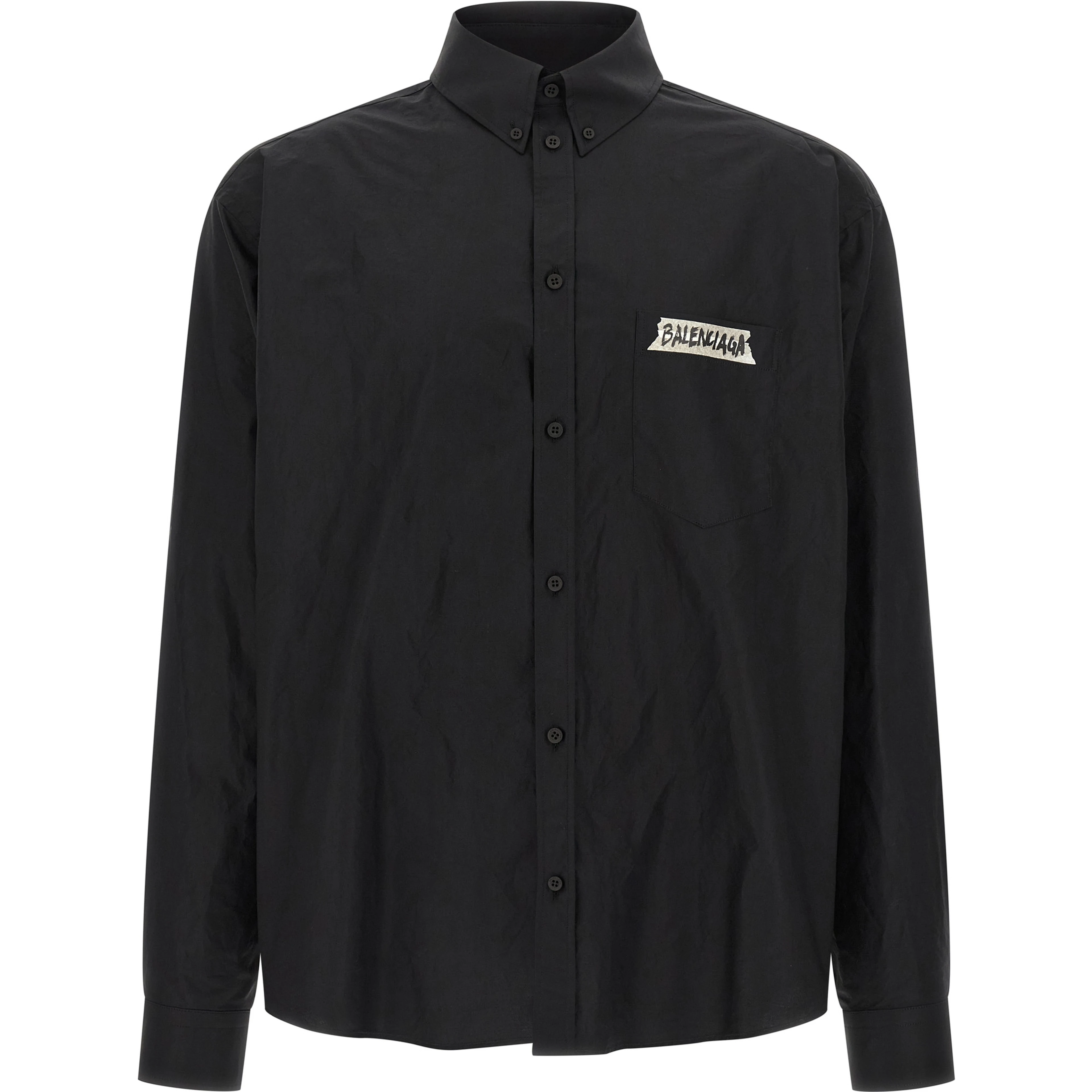Black Cotton Blouse