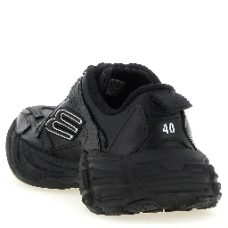 Black Calfskin Athletic Sneakers